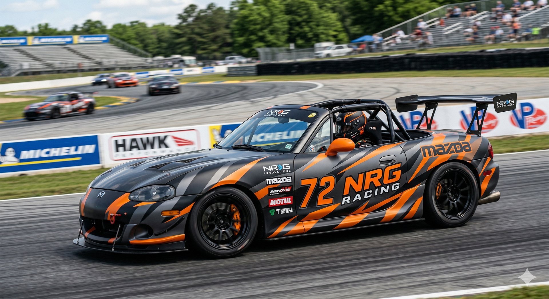 NRG Racing European Le Mans racing team banner