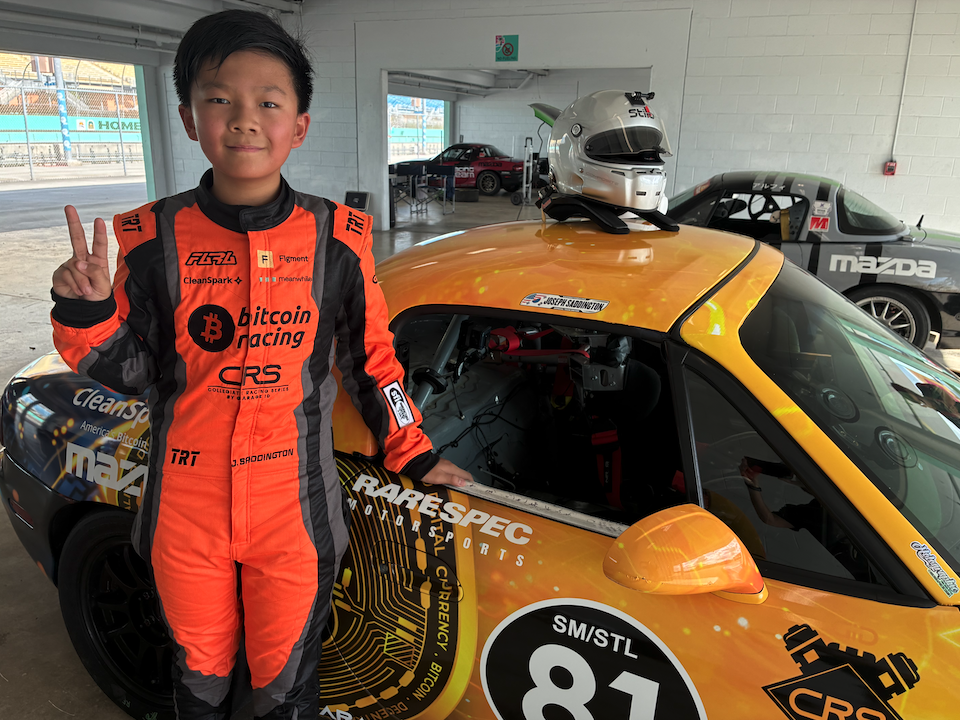 Saddington Racing Spec Miata racing team banner